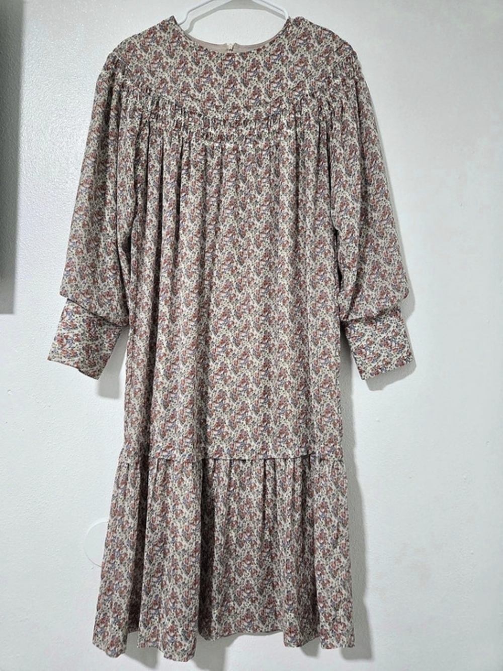 Minimal Floral Midi Dress Size 20 Like New - Picture 2 of 10